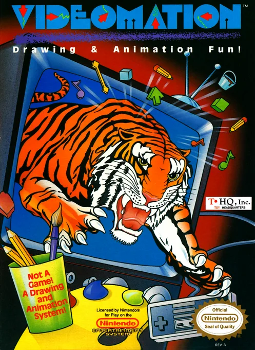 Videomation (NES) Box Art & Cover