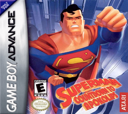 超人-回到地球 Superman - Countdown to Apokolips (GBA) Box Art & Cover
