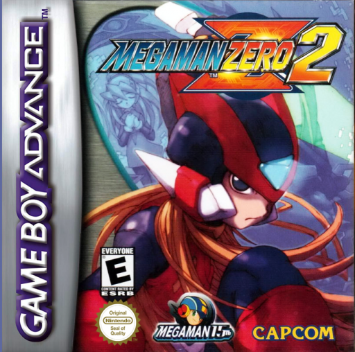 洛克人ZERO 2 Megaman Zero 2 (GBA) Box Art & Cover