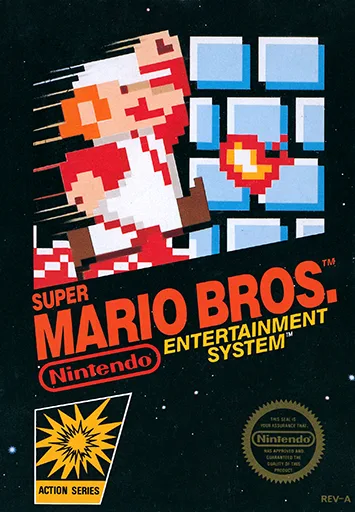 Super Mario Bros (NES) Box Art & Cover