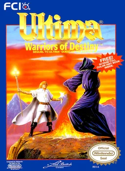 Ultima - Warriors of Destiny (NES) Box Art & Cover