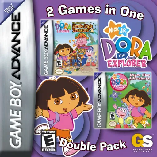 2 in 1 Games - Dora the Explorer Collection (GBA) Box Art & Cover