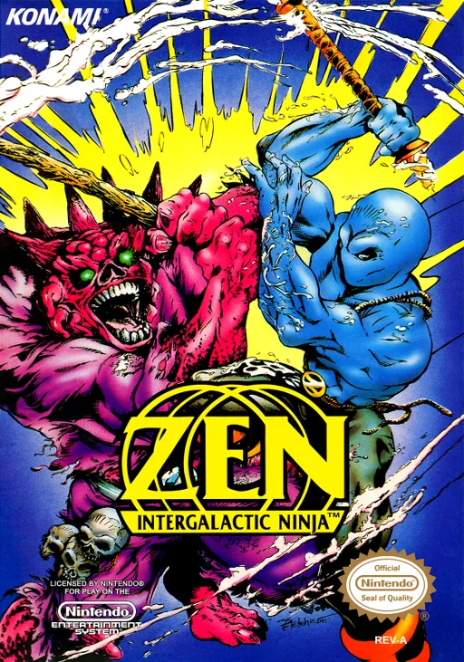 Zen - The Intergalactic Ninja (NES) Box Art & Cover