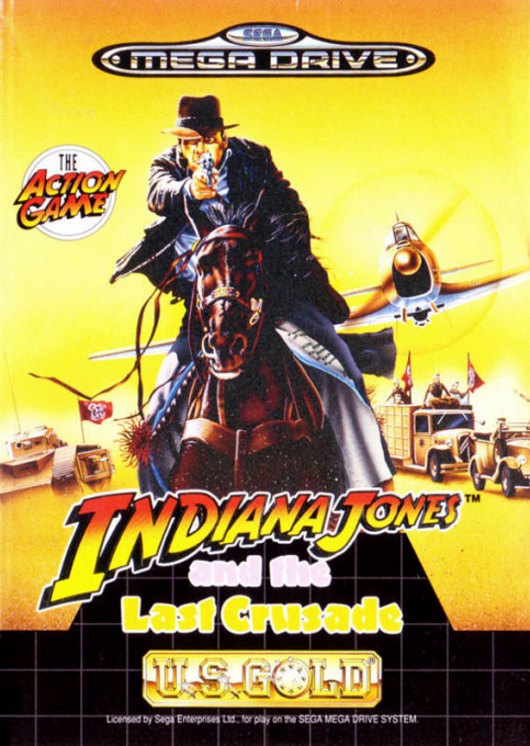 Indiana Jones and the Last Crusade (MD) Box Art & Cover