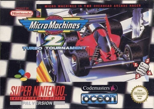 Micro Machines 2 - Turbo Tournament (SNES) Box Art & Cover