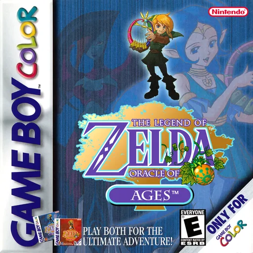 The Legend of Zelda: Oracle of Ages (GBC) Box Art & Cover
