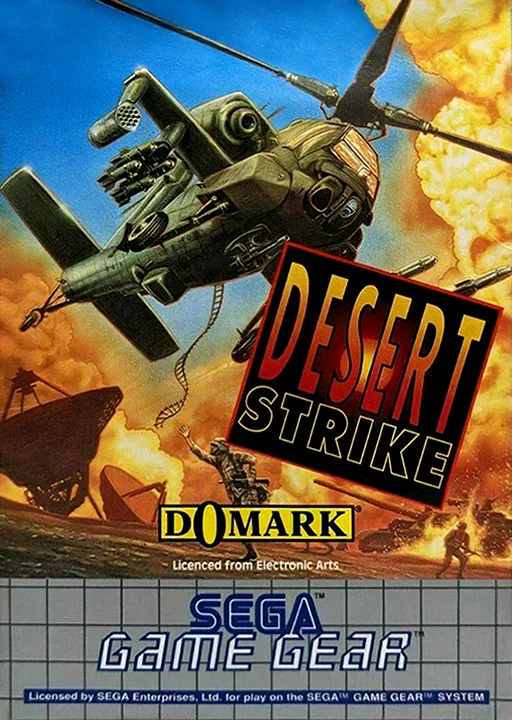 Desert Strike (GAME GEAR) Box Art & Cover