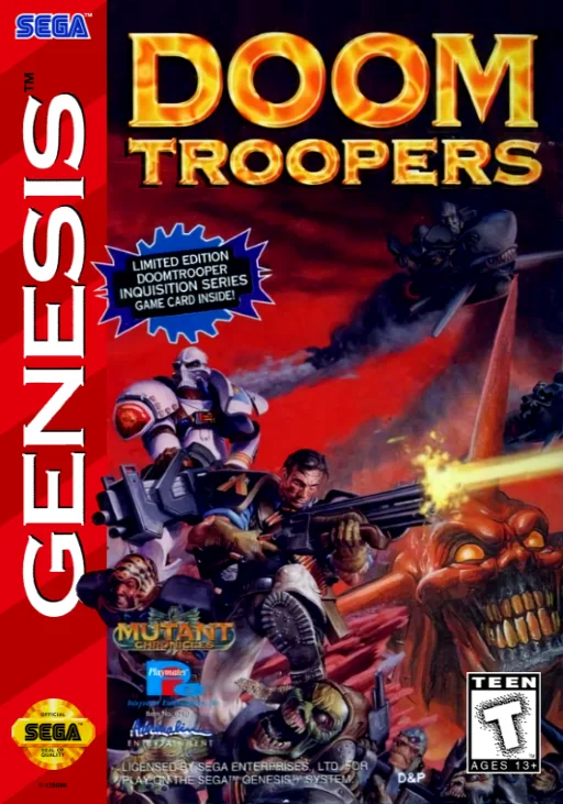 Doom Troopers (MD) Box Art & Cover