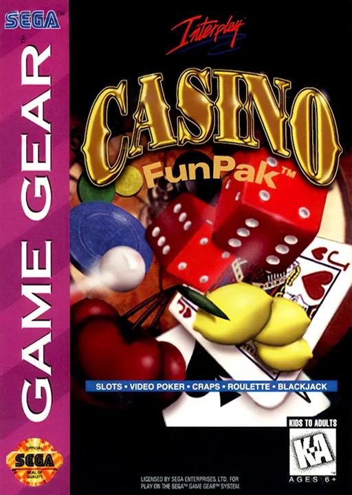 Casino Funpak (GAME GEAR) Box Art & Cover