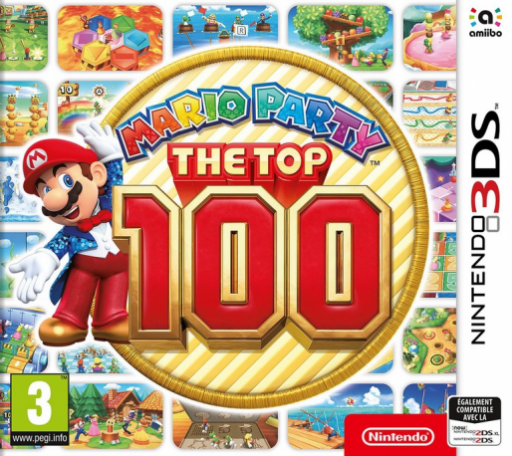 Mario Party: The Top 100 (3DS) Box Art & Cover