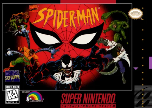 Spider-Man (SNES) Box Art & Cover