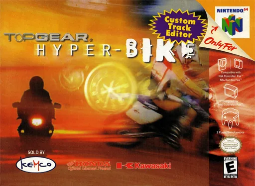 Top Gear Hyper-Bike (N64) Box Art & Cover