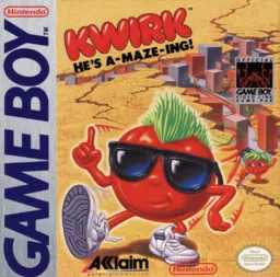 Kwirk - He's A-maze-ing! (GB) Box Art & Cover