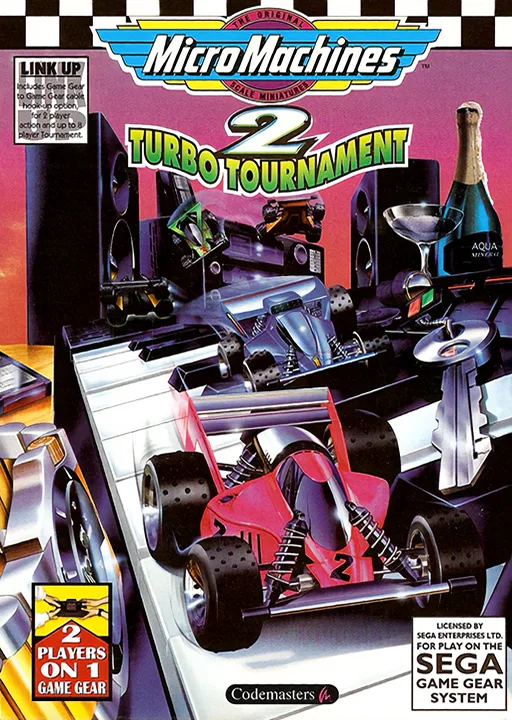 Micro Machines 2 - Turbo Tournament (GAME GEAR) Box Art & Cover