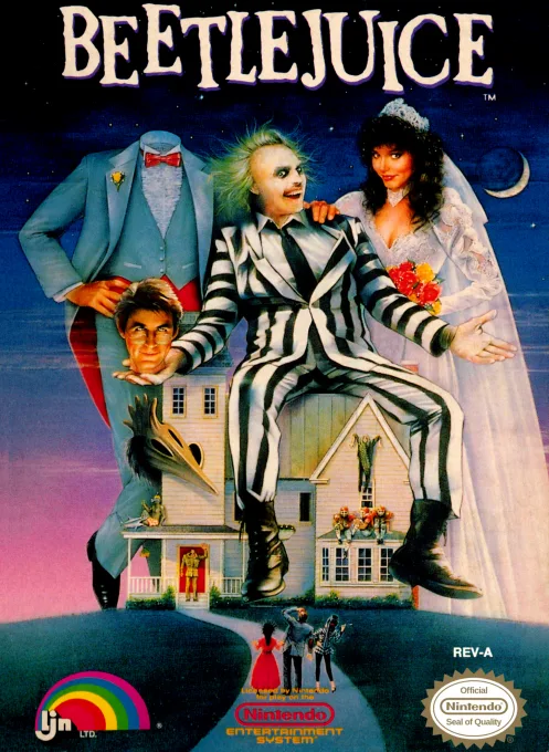 Beetlejuice (NES) Box Art & Cover
