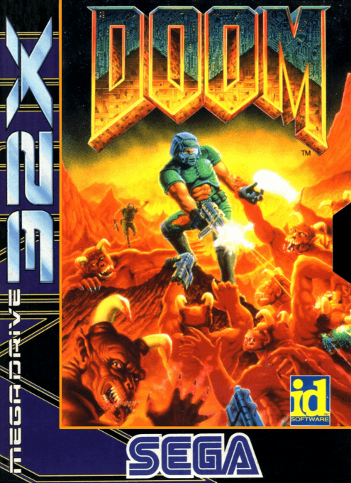 Doom (32X) Box Art & Cover