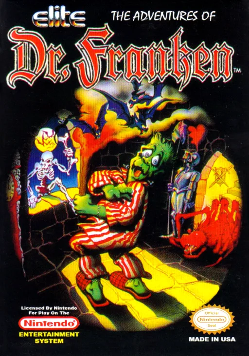 Adventures of Dr. Franken, The (NES) Box Art & Cover
