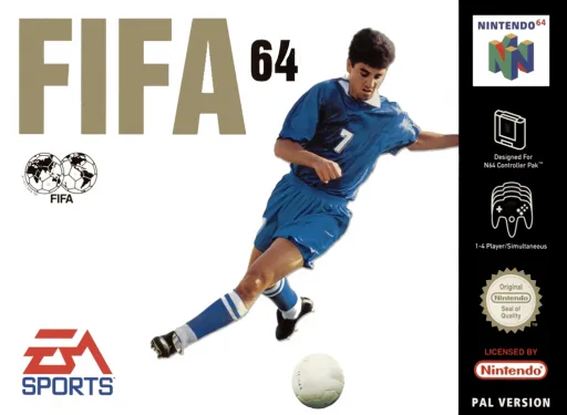FIFA足球64 (N64) Box Art & Cover