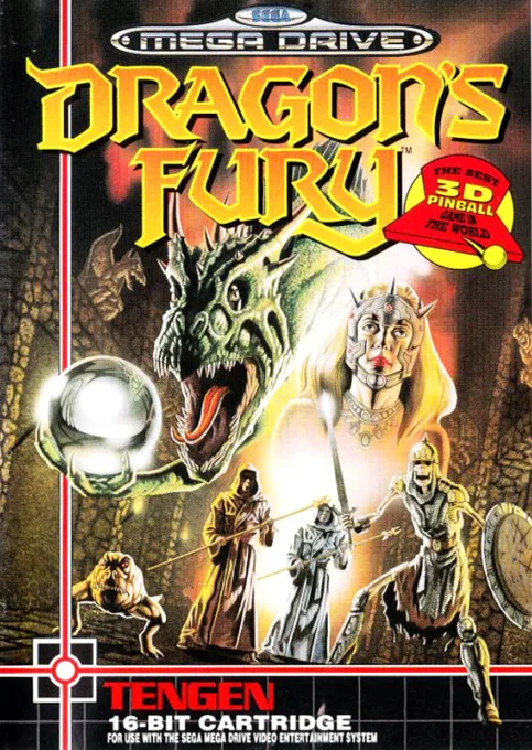 Dragon's Fury (MD) Box Art & Cover