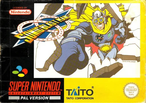 Sonic Blast Man (SNES) Box Art & Cover