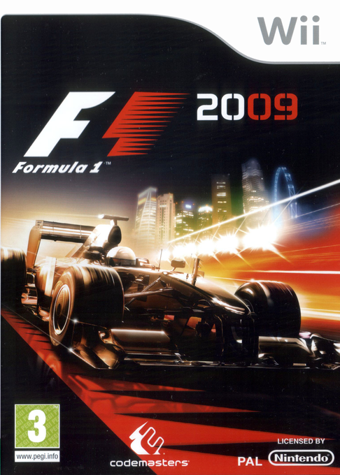 F1 2009 (WII) Box Art & Cover