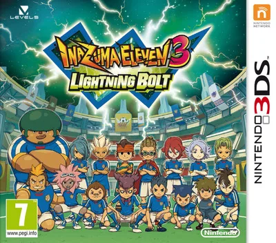 Inazuma Eleven 3 - Lightning Bolt (3DS) Box Art & Cover