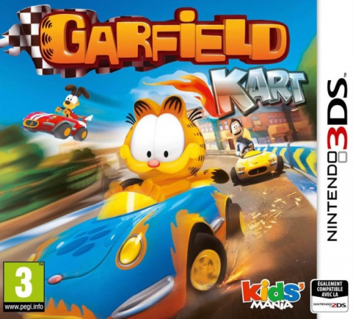 Garfield Kart (3DS) Box Art & Cover
