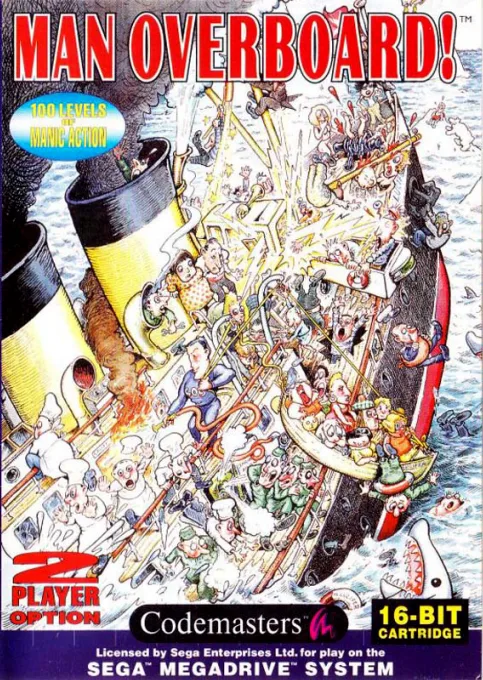 Man Overboard! (MD) Box Art & Cover