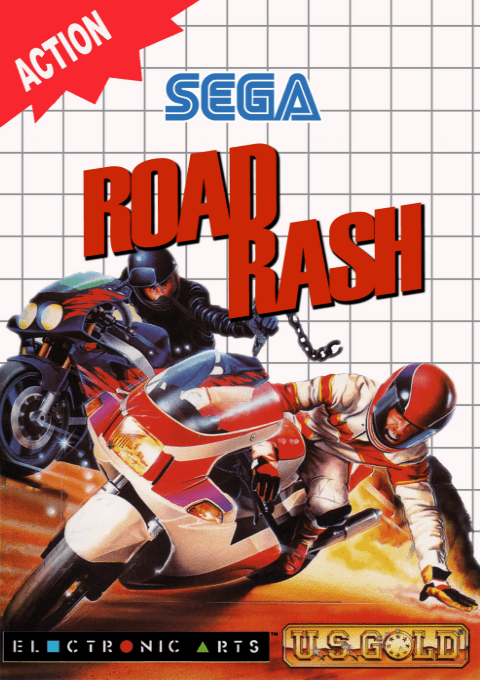 Road Rash (SMS) Box Art & Cover