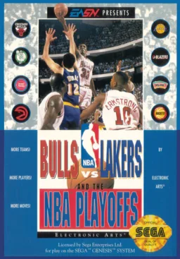 ブルズ vs レイカーズとNBAプレイオフ (MD) Box Art & Cover