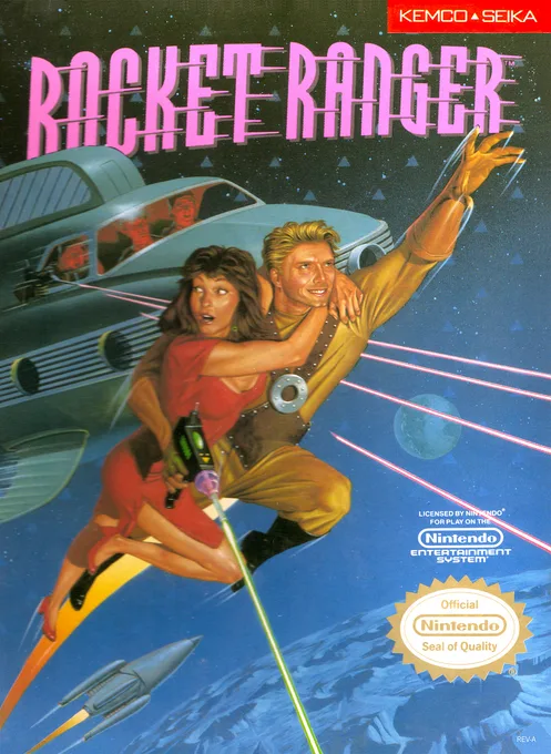 Rocket Ranger (NES) Box Art & Cover