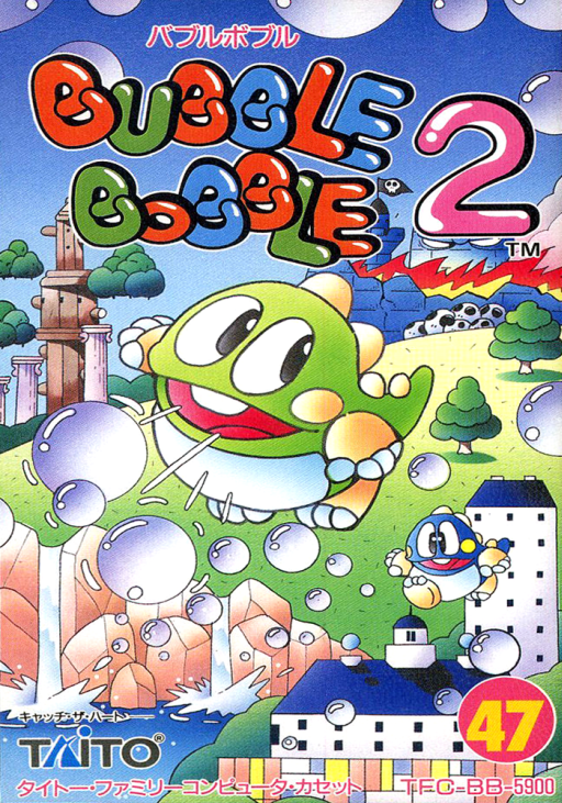 Bubble Bobble 2 (NES) Box Art & Cover