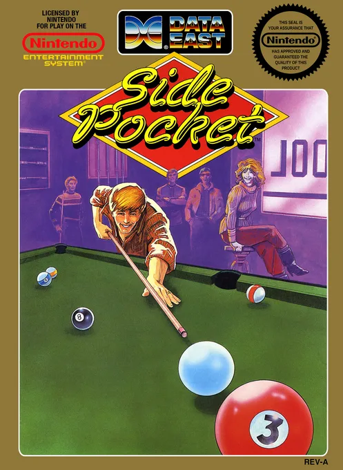 Billiards (NES) Box Art & Cover