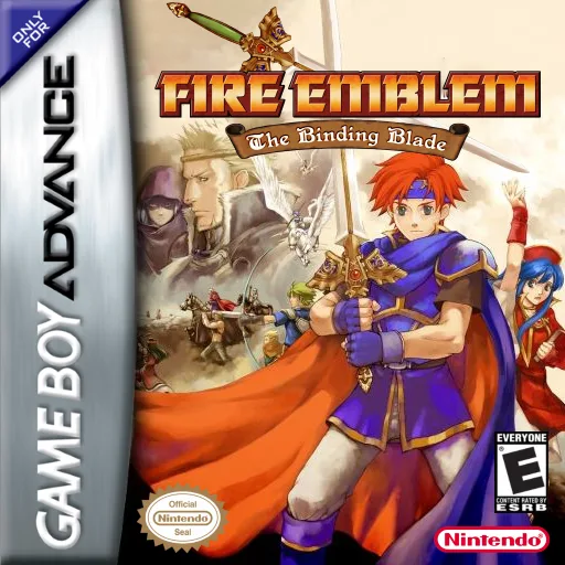Fire Emblem - The Binding Blade (GBA) Box Art & Cover