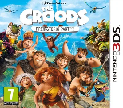 Croods, The - Prehistoric Party! (3DS) Box Art & Cover