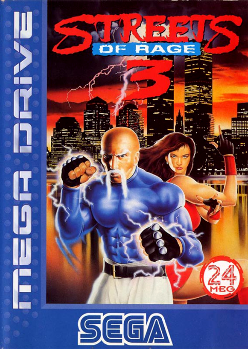 Streets of Rage 3 (MD) Box Art & Cover