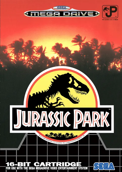 Jurassic Park (MD) Box Art & Cover