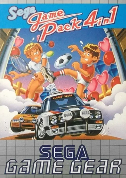 Sega Game Pack 4 in 1 (GAME GEAR) Box Art & Cover
