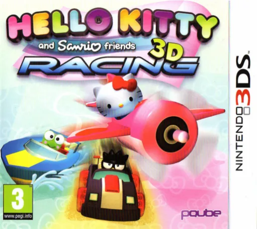 Hello Kitty and Sanrio Friends 3D Racing (3DS) Box Art & Cover