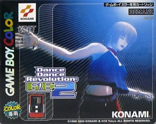 Dance Dance Revolution GB 2 (GBC) Box Art & Cover