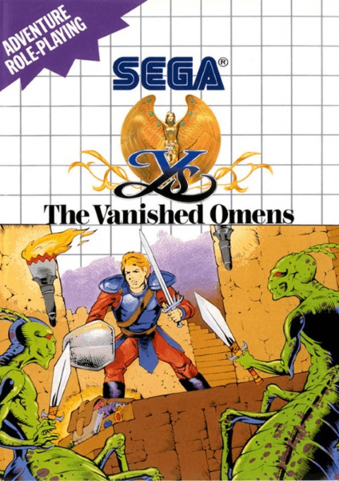 Ys - The Vanished Omens (SMS) Box Art & Cover