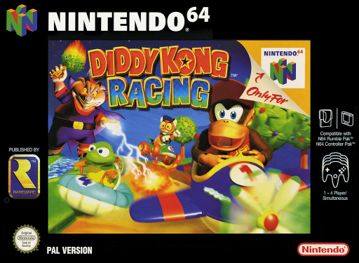 Diddy Kong Racing (V1.1) (N64) Box Art & Cover
