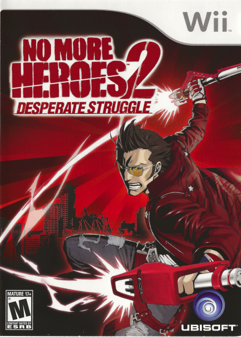 No More Heroes 2: Desperate Struggle (WII) Box Art & Cover