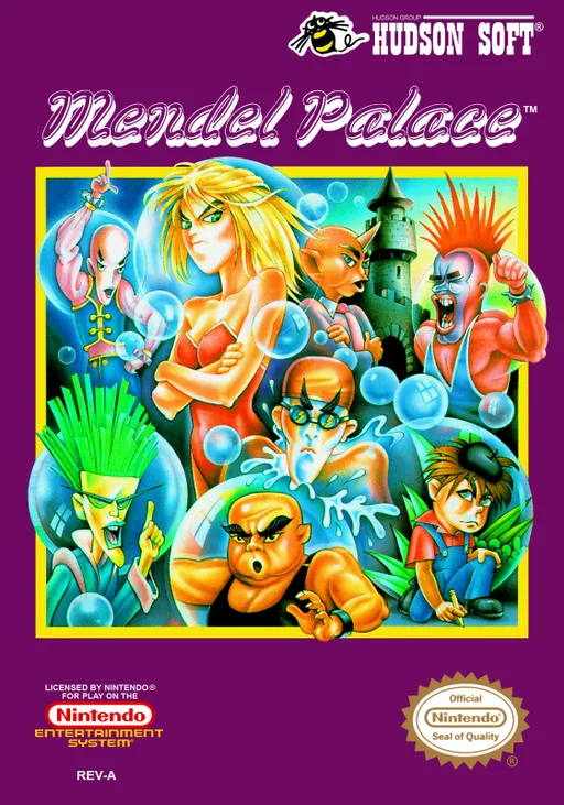 Mendel Palace (NES) Box Art & Cover