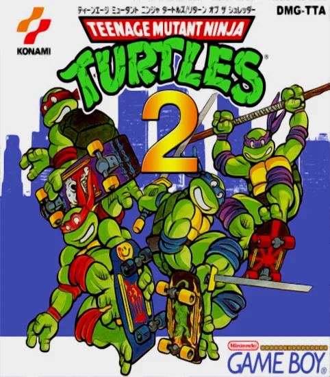 Teenage Mutant Ninja Turtles 2 (GB) Box Art & Cover