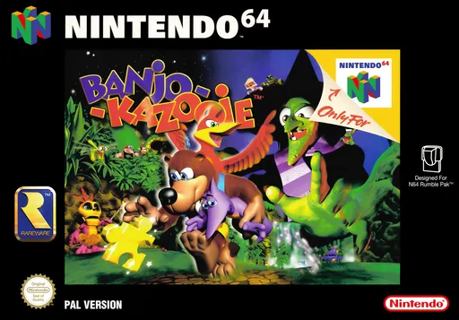 Banjo & Kazooie: Adventure (N64) Box Art & Cover
