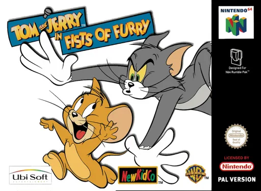 Tom & Jerry Fluffy Punch (N64) Box Art & Cover