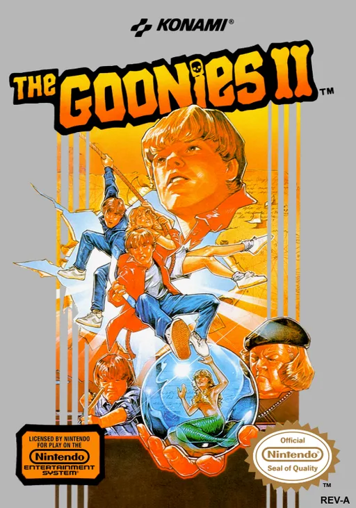 The Goonies 2 - Fratelli Saigo no Chousen (NES) Box Art & Cover