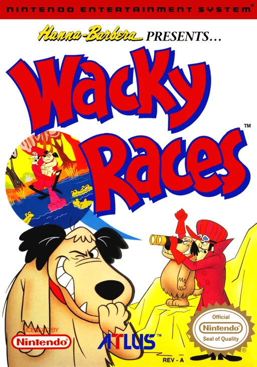 Wacky Races (NES) Box Art & Cover