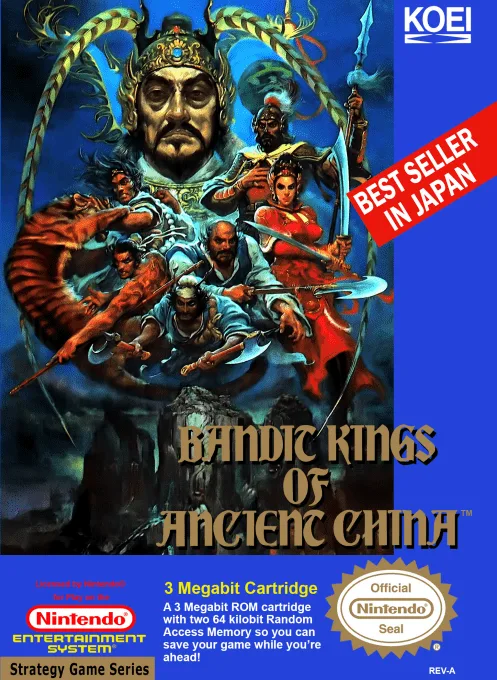Water Margin (NES) Box Art & Cover